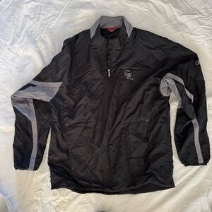 Men's Colorado Rockies Black and Gray Pullover Jacket